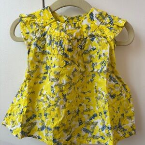Bonpoint Yellow and Blue Kids Top